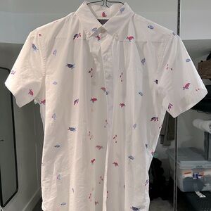 Bonobos - Riviera short sleeve button down shirt - Small Sm S - Sea Turtles